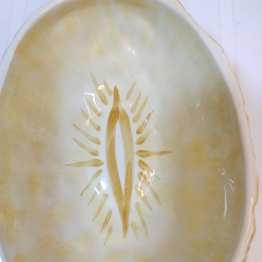 Vintage Pineapple Ceramic Serving Dish Bowl  By Home Farmhouse Cottage MCM Decor